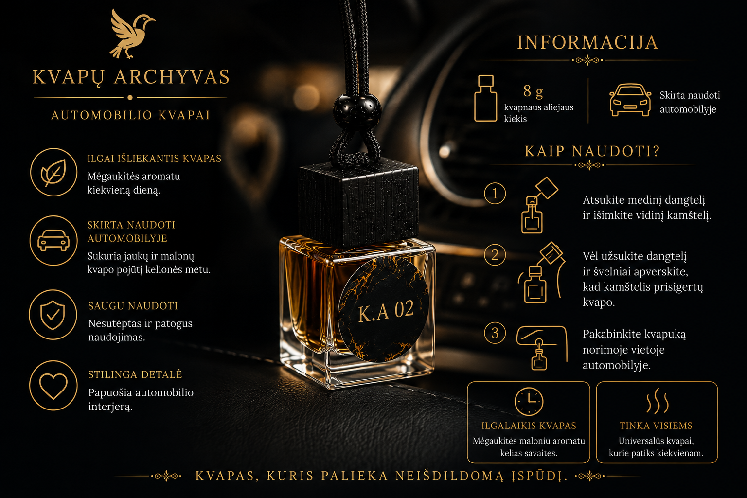 Kaip naudoti kvapuką